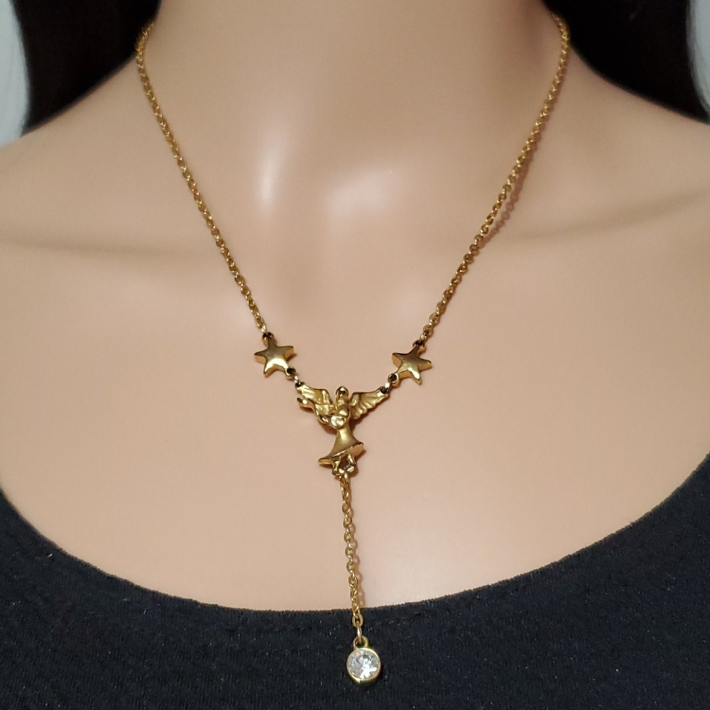 Giusti Gold Angel Necklace